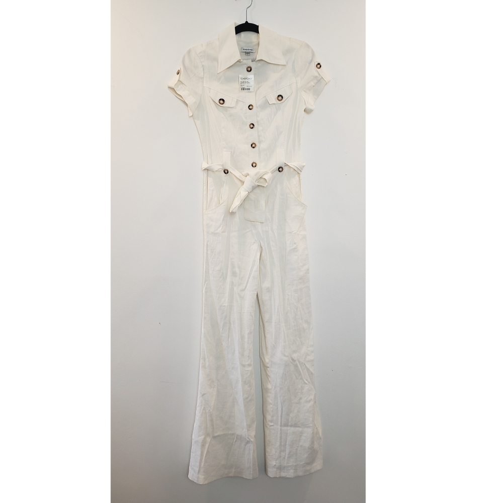Bebe Linen Jumpsuit
